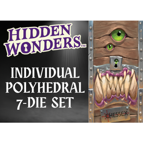 Chessex: Hidden Wonders Assorted 7-Die Polyhedral Set