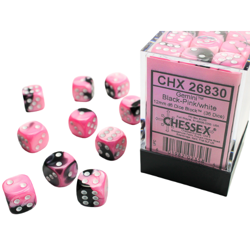 Chessex: 12mm D6 Dice Block