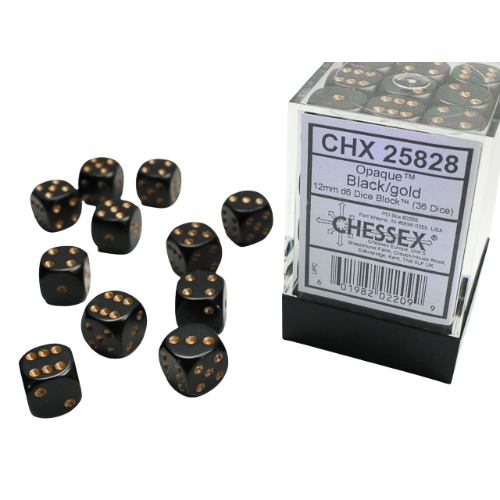 Chessex: 12mm D6 Dice Block