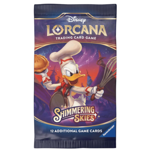 lorcana shimmering skies enchanted cards Disney Lorcana: Shimmering Skies Booster Pack – 1st Capital Gaming
