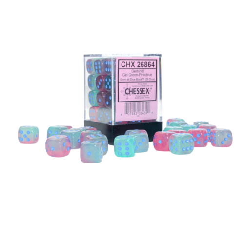 Chessex: 12mm D6 Dice Block
