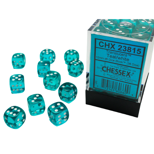 Chessex: 12mm D6 Dice Block