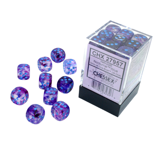 Chessex: 12mm D6 Dice Block