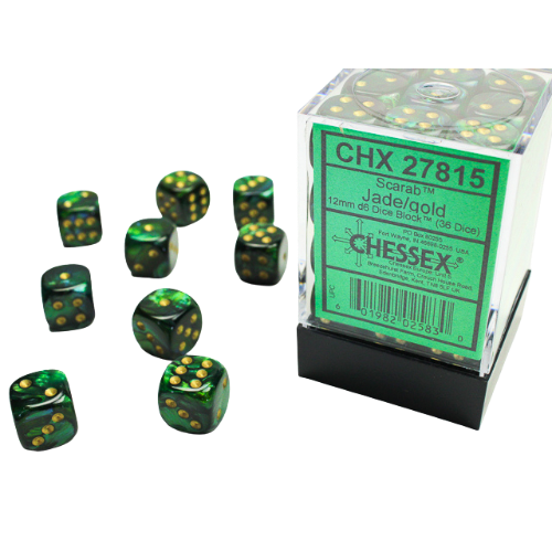 Chessex: 12mm D6 Dice Block