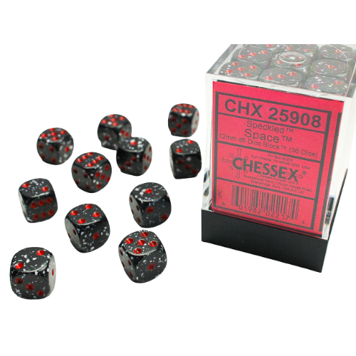 Chessex: 12mm D6 Dice Block