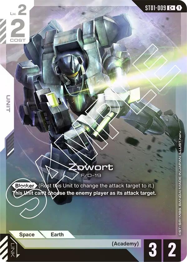 Image for Zowort (C+) (ST01-009) (Starter Deck 01: Heroic Beginnings) - Gundam Card Game