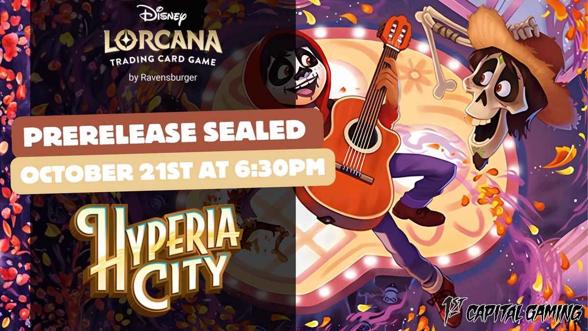 Lorcana: Hyperia Sealed Prerelease Events- York PA