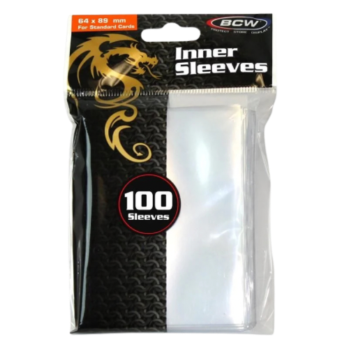 BCW Regular Inner Sleeves (100)