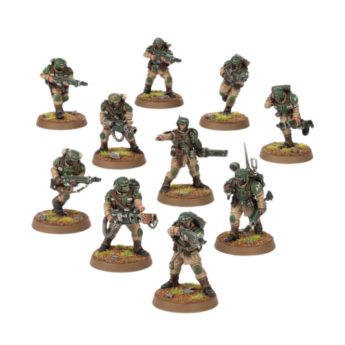 Warhammer 40k Astra Militarum Cadian Shock Troops