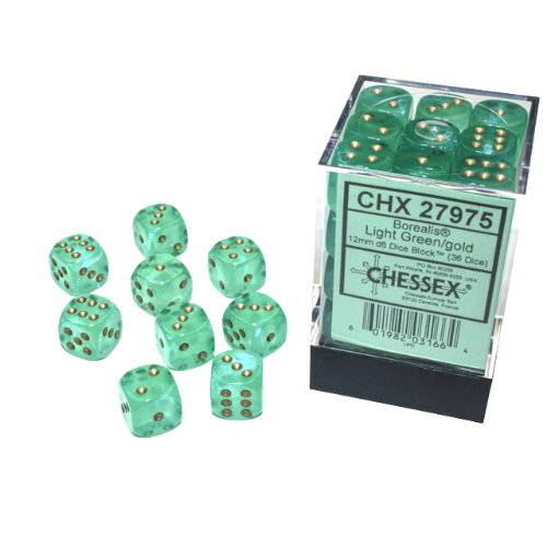 Chessex: 12mm D6 Dice Block