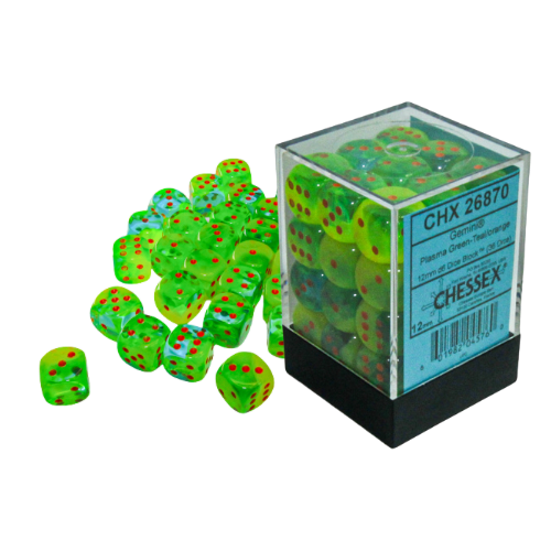 Chessex: 12mm D6 Dice Block