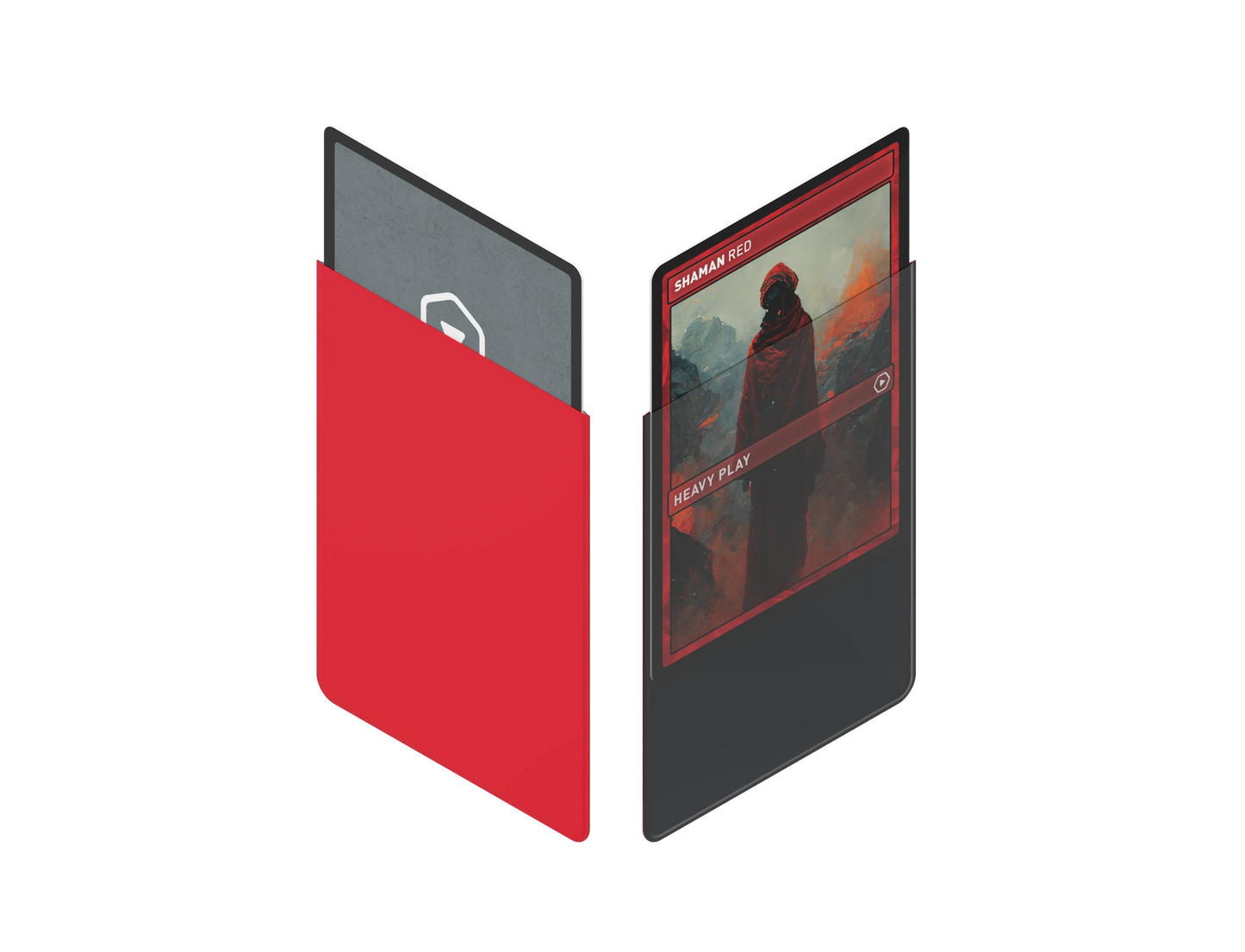 CURV Sleeves - Standard 100 -  Shaman Red