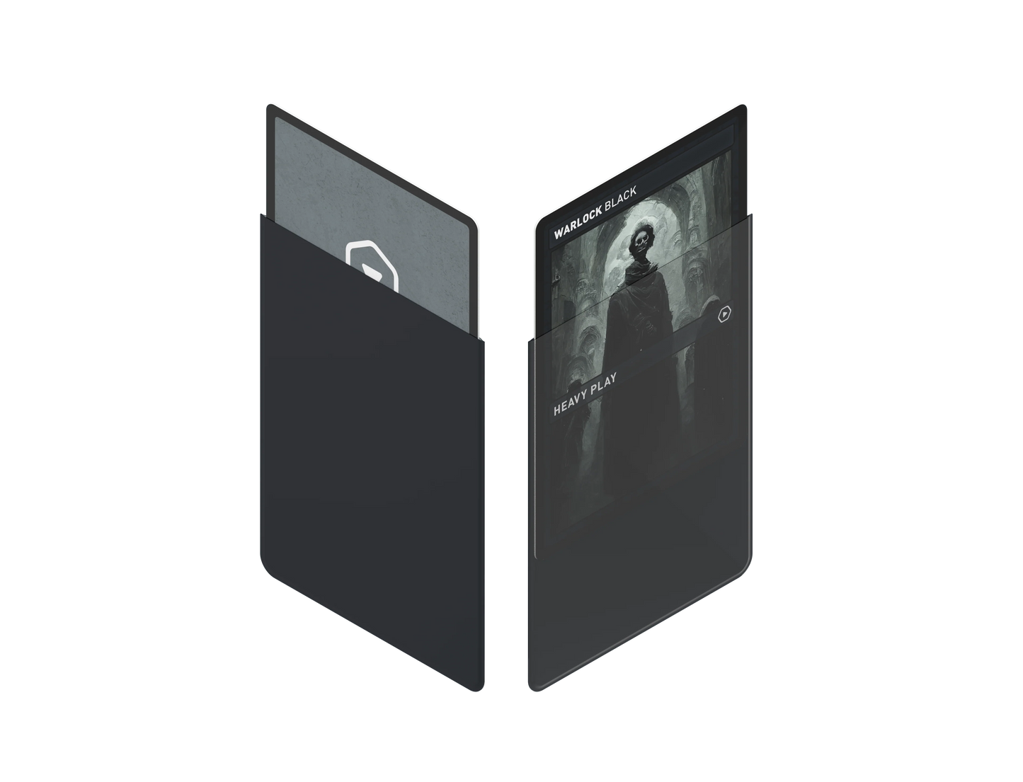 CURV Sleeves - Standard 100 -  Warlock Black