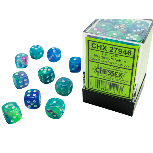 Chessex: 12mm D6 Dice Block