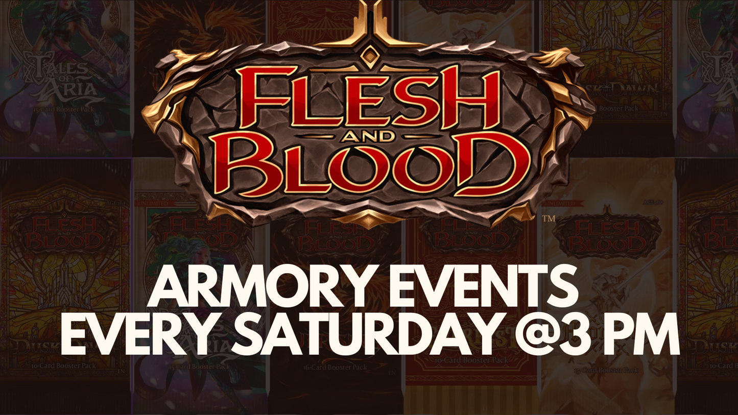 Flesh and Blood: Armory Saturday - Hagerstown MD