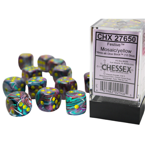 Chessex 16mm d6 Dice Block