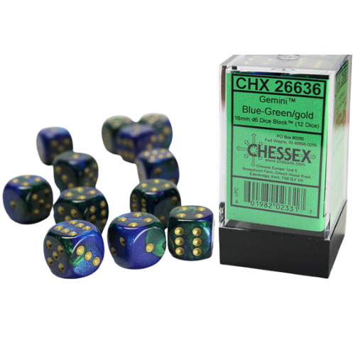 Chessex 16mm d6 Dice Block