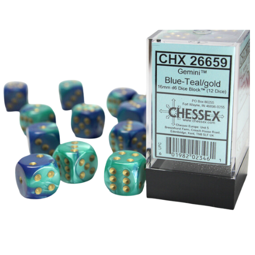 Chessex 16mm d6 Dice Block