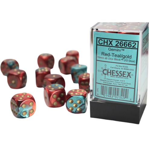 Chessex 16mm d6 Dice Block