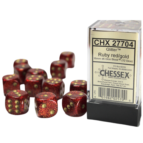 Chessex 16mm d6 Dice Block