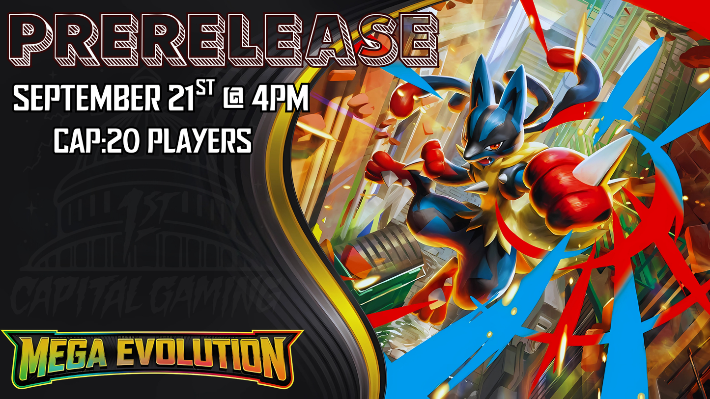 Pokémon: Mega Evolutions Prerelease-York PA