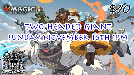 Avatar: Two Headed Giant Event - Sunday, November 16th, at 1PM - York