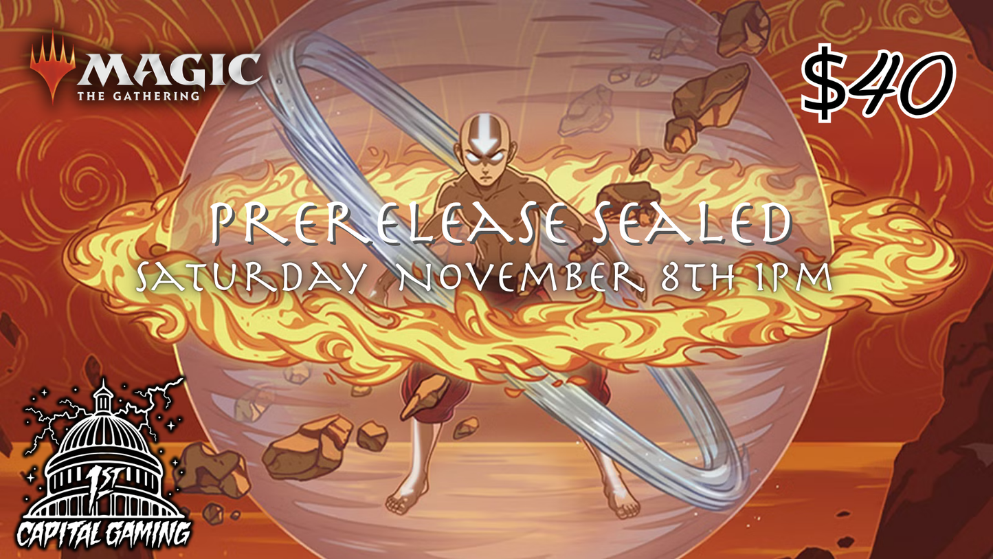 Avatar: Sealed Prerelease Event - Saturday, November 15th, at 1PM - York