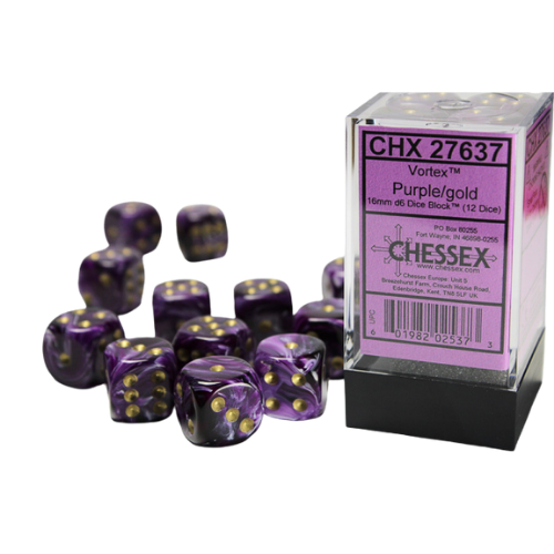 Chessex 16mm D6 Dice Block