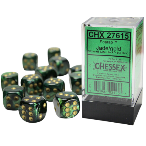 Chessex 16mm d6 Dice Block