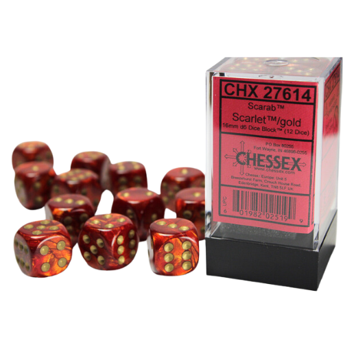 Chessex 16mm d6 Dice Block