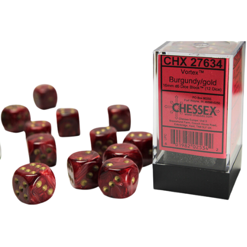 Chessex 16mm d6 Dice Block