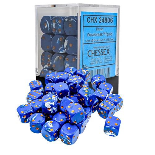 Chessex: 12mm D6 Dice Block
