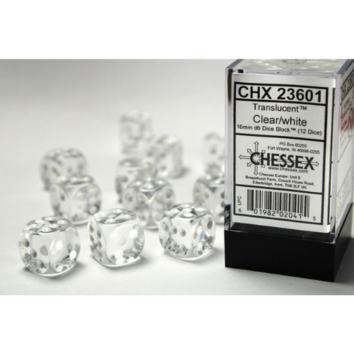 Chessex 16mm d6 Dice Block