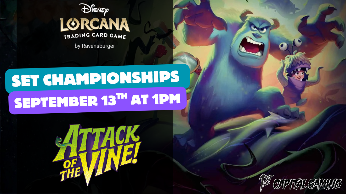 Disney Lorcana: Attack of the Vine Set Championship - York PA