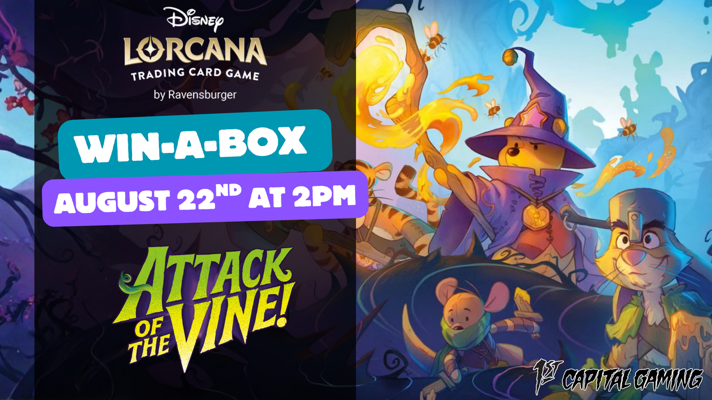 Disney Lorcana: Win a Box - 1st Capital Gaming - York, PA