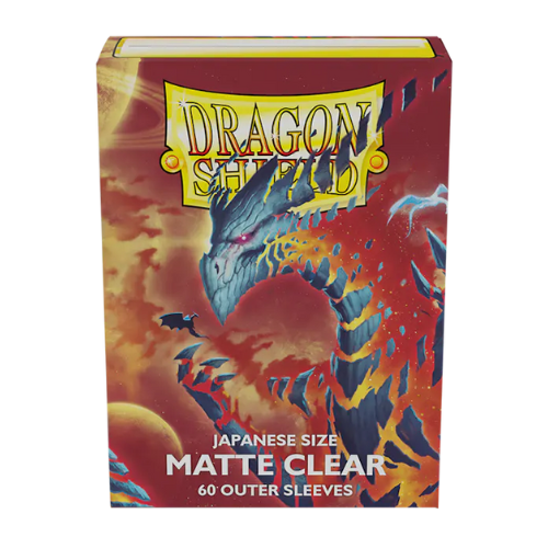 Dragon Shields Japanese: Matte Clear Outer Sleeves (60)