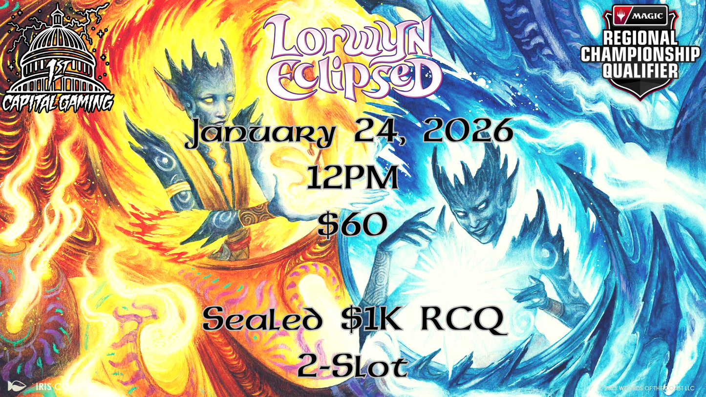 Magic: The Gathering Lorwyn Eclipsed Sealed 1K (2 slot) RCQ Event January 24, 2026