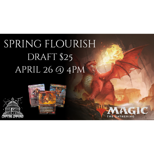 Spring Flourish: April 26th @ 4PM - Hagerstown MD