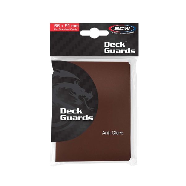 BCW Deck Guard - Double Matte - Brown (50)