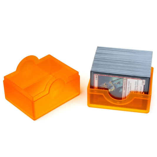 BCW Prism Deck Case - Sunset Orange