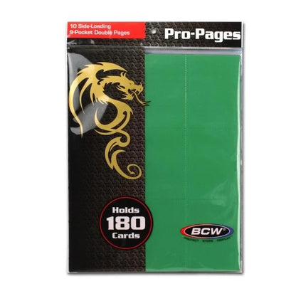 Side Loading 18-Pocket Pro Pages - Green