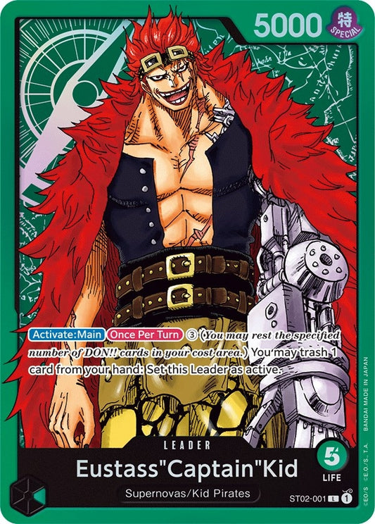 Image for Eustass"Captain"Kid (001) (ST02-001) (Starter Deck 2: Worst Generation) - One Piece Card Game