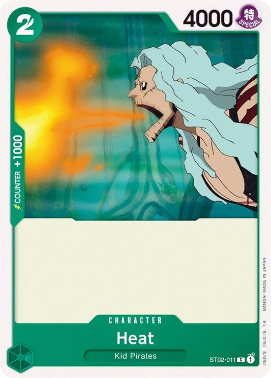 Image for Heat (ST02-011) (Starter Deck 2: Worst Generation) - One Piece Card Game