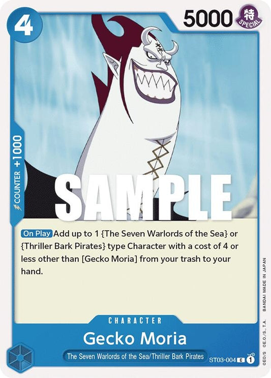 Image for Gecko Moria (ST03-004) (Starter Deck 3: The Seven Warlords of The Sea) - One Piece Card Game