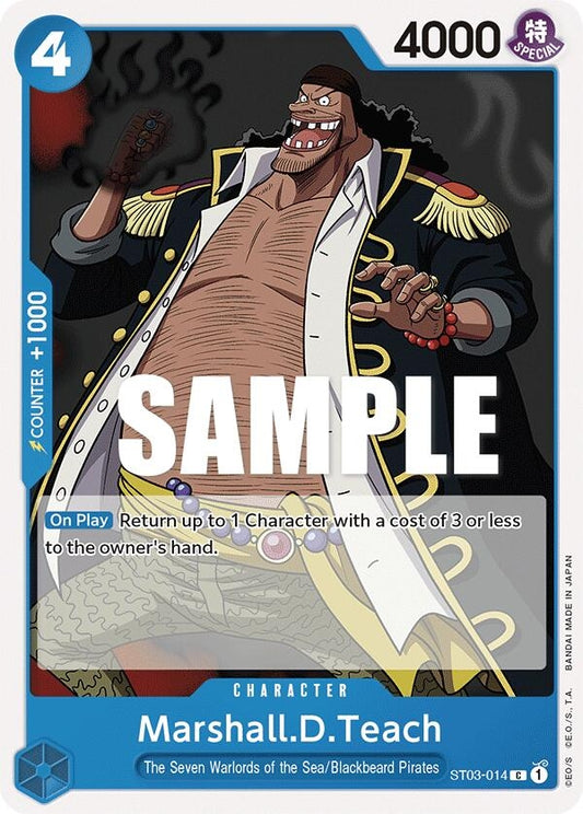 Image for Marshall.D.Teach (ST03-014) (Starter Deck 3: The Seven Warlords of The Sea) - One Piece Card Game