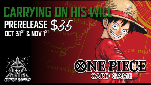 One Piece: Carrying on his Will Prerelease-York PA