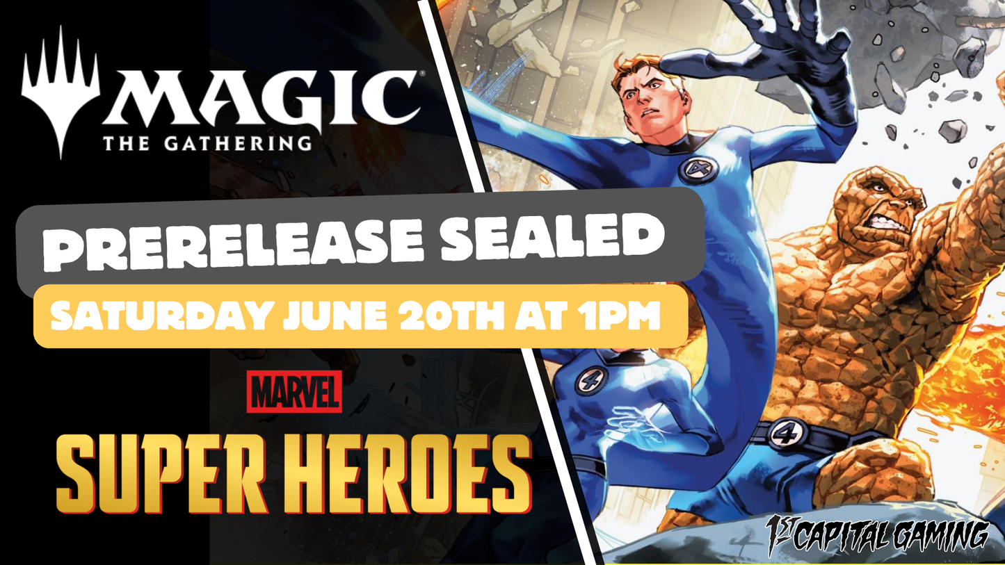 Marvel Super Heros : Sealed Prerelease Event - Saturday, June 20th, at 1PM - York