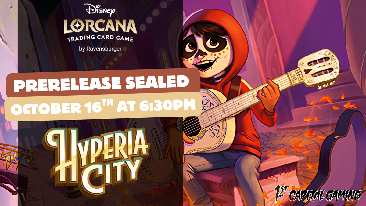 Lorcana: Hyperia Sealed Prerelease Events- York PA