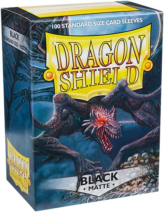 Dragon Shields: Matte Black (100)