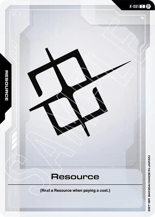 Image for Resource (R-001) (Edition Beta) - Gundam Card Game